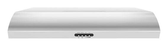 Whirlpool - 36" Convertible Range Hood - Stainless steel - Front_Standard