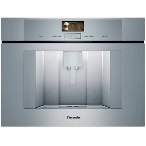 Thermador - Espresso Maker/Coffeemaker - Brushed stainless steel - Angle_Standard
