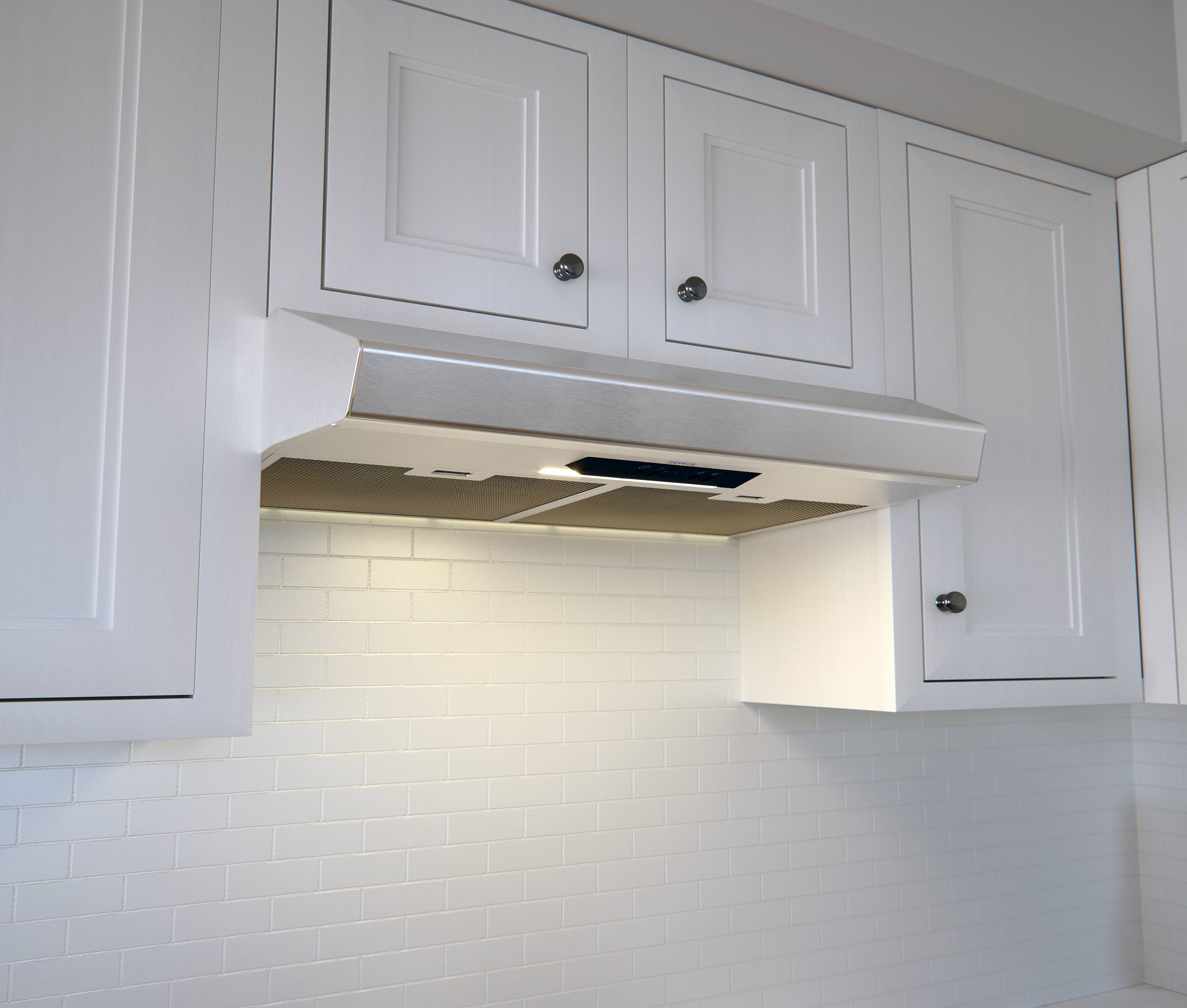 Zephyr - Breeze II 30" Externally Vented Range Hood - Stainless steel - Alt_View_Standard_12