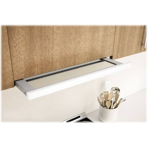 Zephyr - Essentials Europa Pisa 30" Convertible Range Hood - Glass/white - Front_Standard