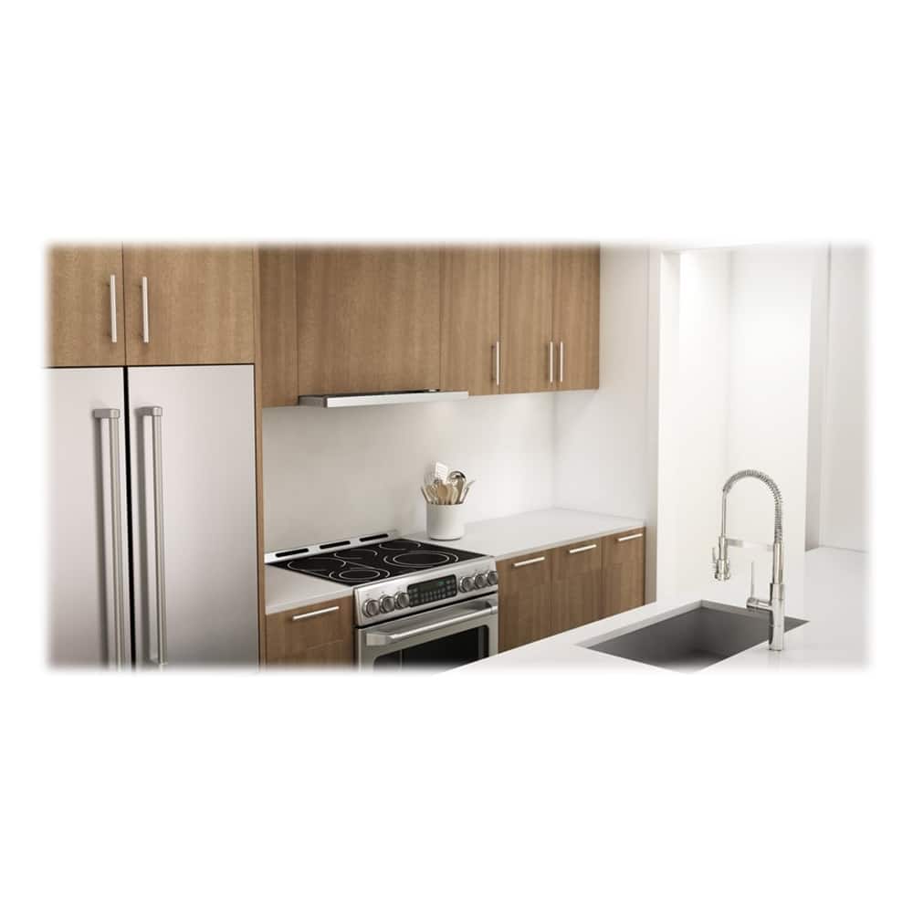 Zephyr - Essentials Europa Pisa 30" Convertible Range Hood - Glass/white - Alt_View_Standard_13