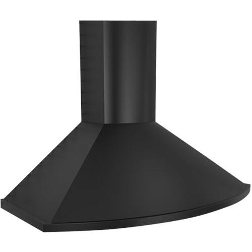 Zephyr - Essentials Europa Savona 35" Convertible Range Hood - Black - Front_Standard