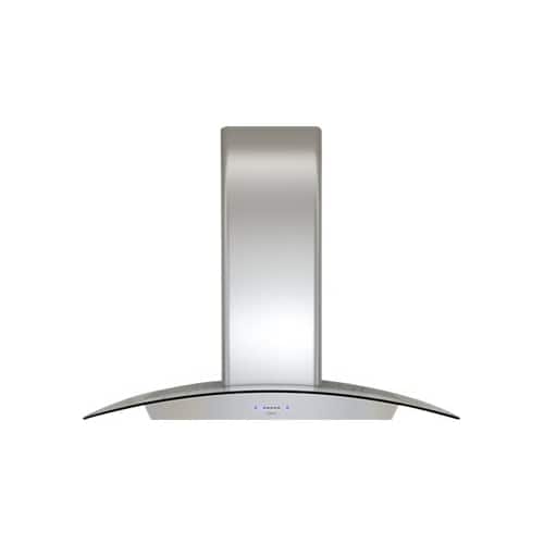 Zephyr - Essentials Europa Ravenna 30" Convertible Range Hood - Stainless steel and glass - Front_Standard