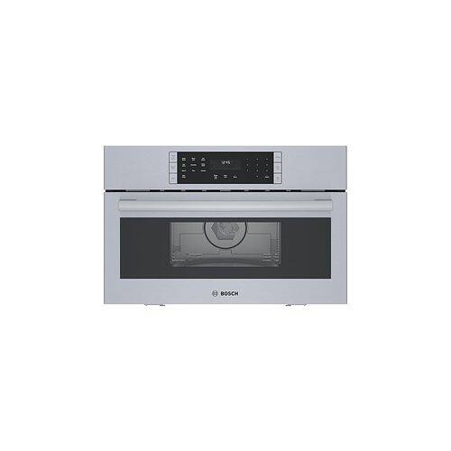 Bosch - 800 Series 1.6 Cu. Ft. Built-In Microwave - Stainless steel - Front_Standard