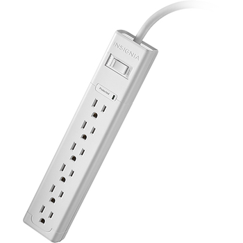 surge protector tv insignia outlet mounted power protectors ns wh bestbuy