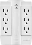 Insignia - 6-Outlet Surge Protector - White