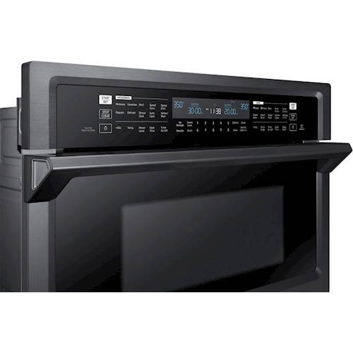 Samsung - 30" Microwave Combination Wall Oven - Fingerprint Resistant Black Stainless Steel - Alt_View_Standard_11
