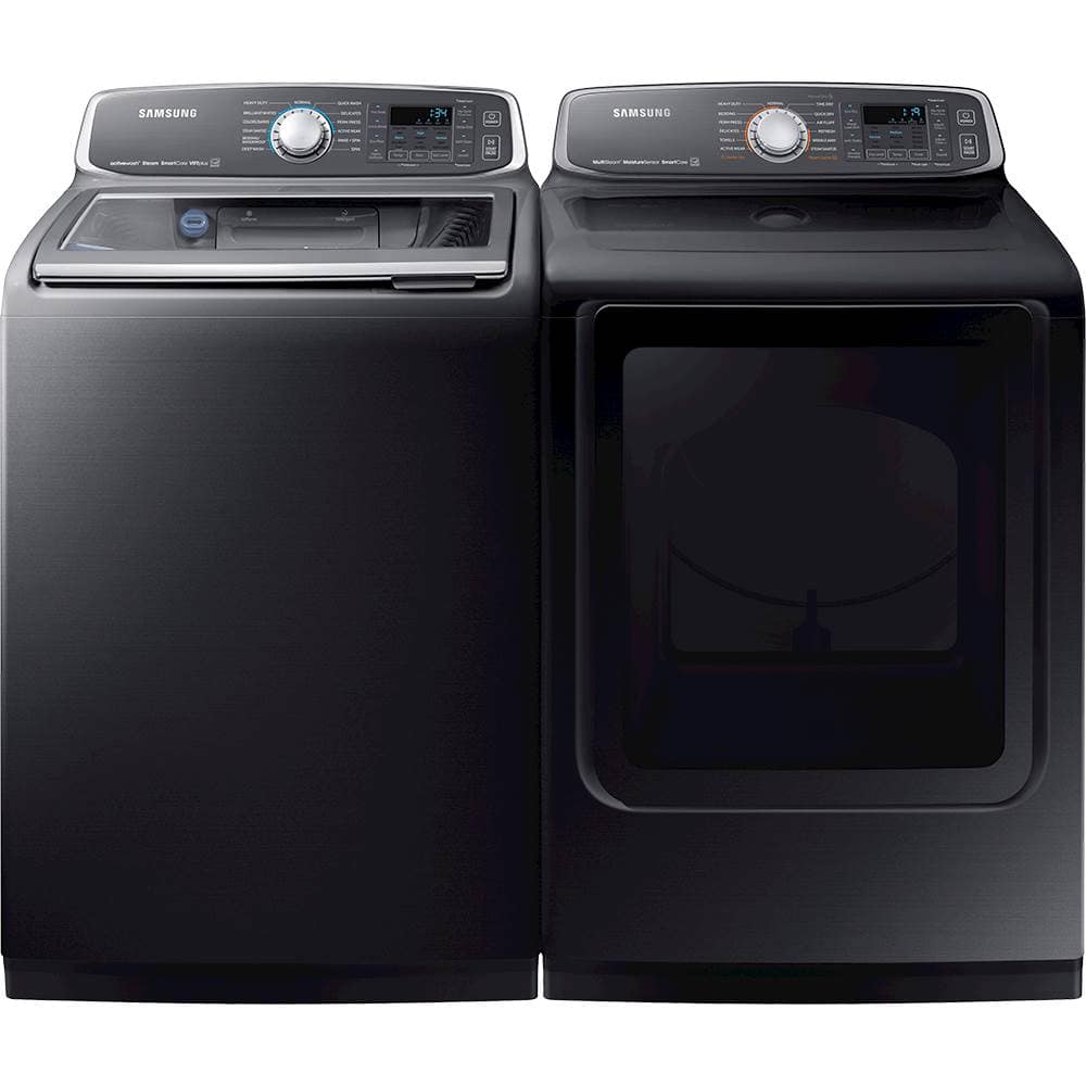 Samsung - activewash 5.2 Cu. Ft. 13-Cycle High-Efficiency Top-Loading Washer with Steam - Fingerprint Resistant Black Stainless Steel - Alt_View_Standard_14
