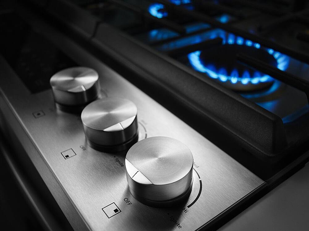 Jenn-Air - 5.1 Cu. Ft. Self-Cleaning Slide-In Gas Convection Range - Stainless steel - Alt_View_Standard_11
