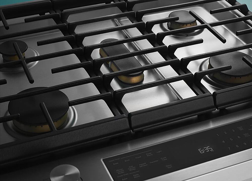 Jenn-Air - 5.1 Cu. Ft. Self-Cleaning Slide-In Gas Convection Range - Stainless steel - Alt_View_Standard_13