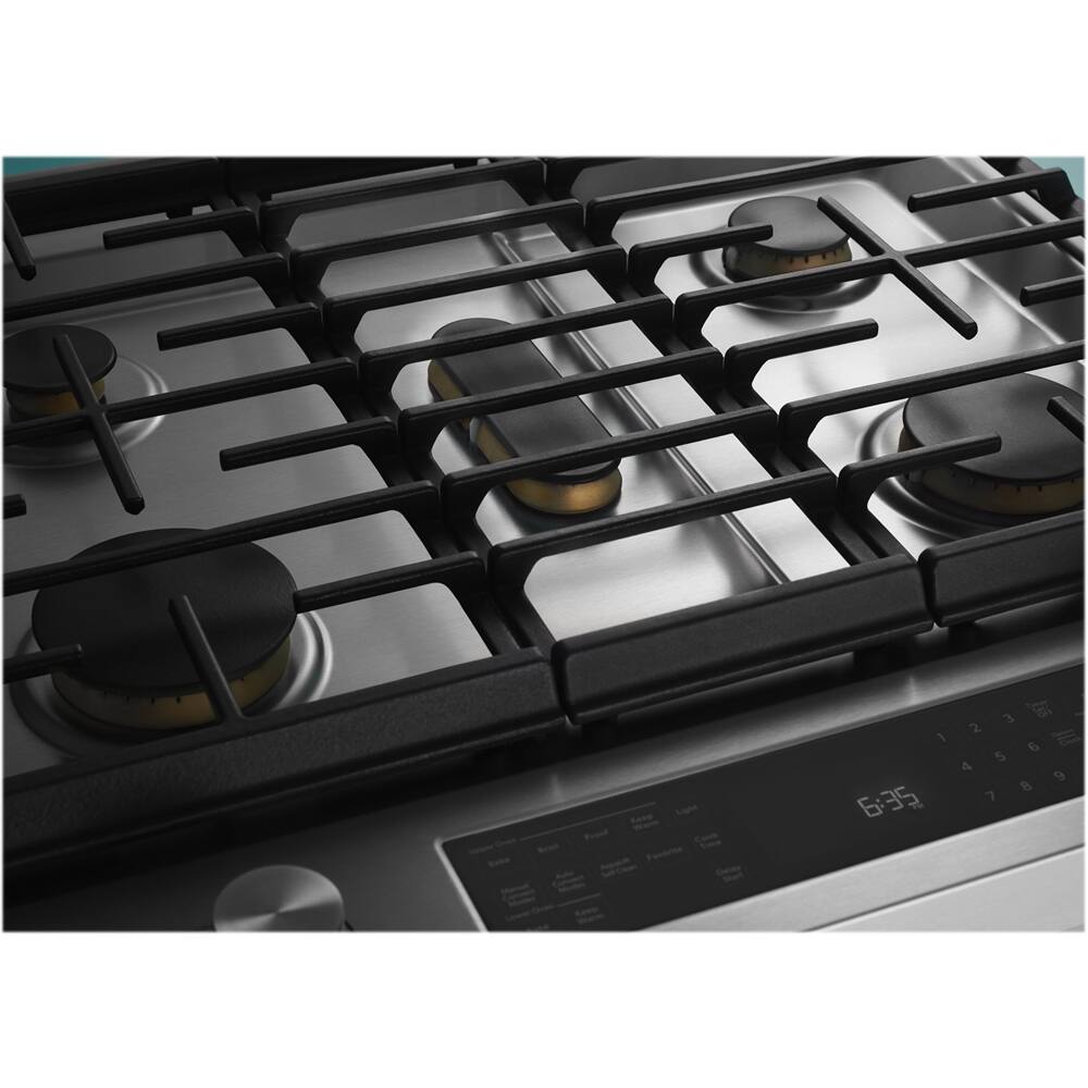 Jenn-Air - 7.1 Cu. Ft. Self-Cleaning Slide-In Dual Fuel Convection Range - Stainless steel - Alt_View_Standard_11