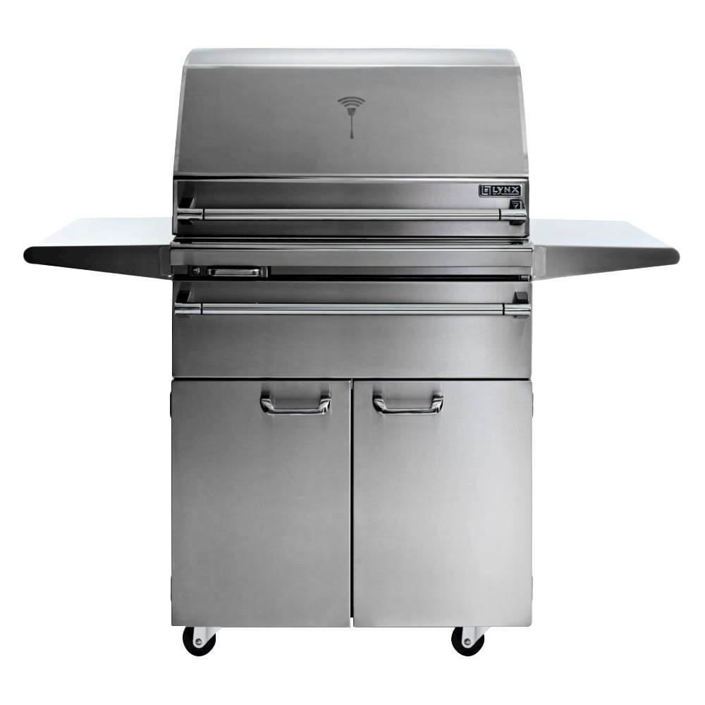 Lynx - Sonoma Smart Freestanding Smoker - Stainless Steel - Front_Zoom