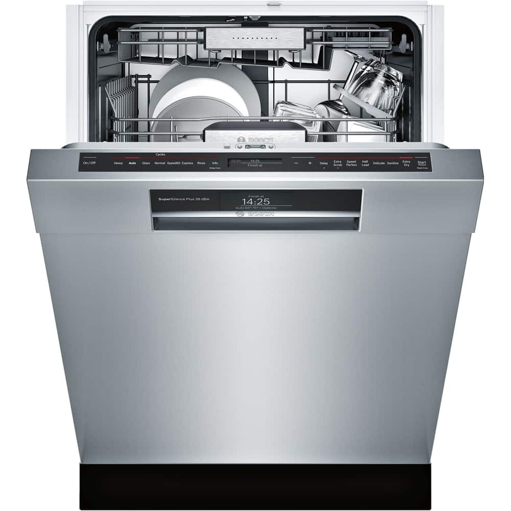 Bosch - 24" Top Control Built-In Dishwasher with Stainless Steel Tub - Stainless steel - Alt_View_Standard_11
