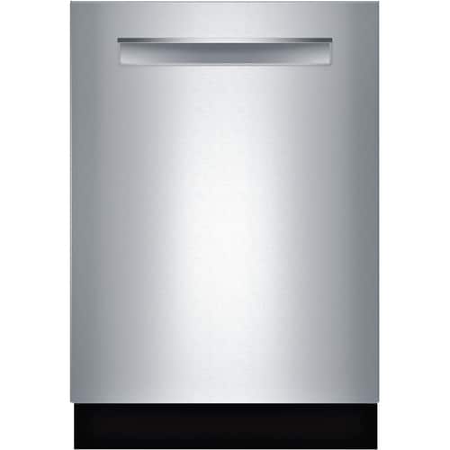 Bosch - 24" Top Control Built-In Dishwasher with Stainless Steel Tub - Stainless steel - Front_Standard