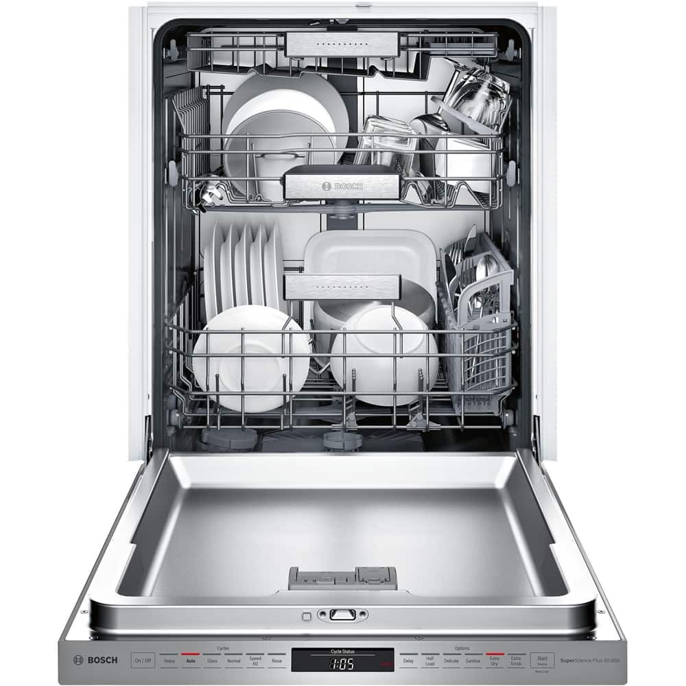 Bosch - 24" Top Control Built-In Dishwasher with Stainless Steel Tub - Stainless steel - Alt_View_Standard_11