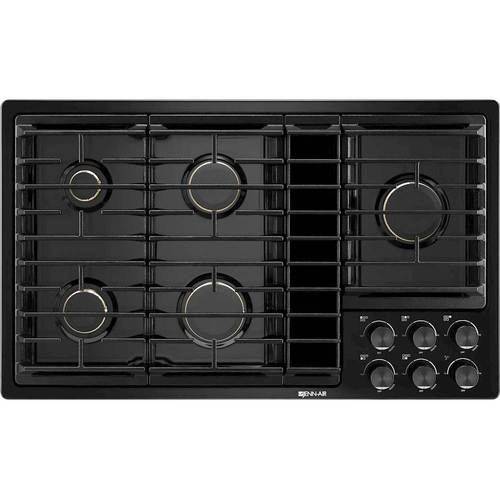 JennAir 36" BuiltIn Gas Cooktop Black at Pacific Sales