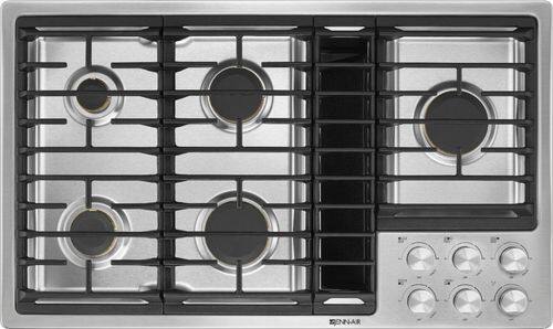 Jenn-Air - 36" Gas Cooktop - Stainless steel - Front_Standard