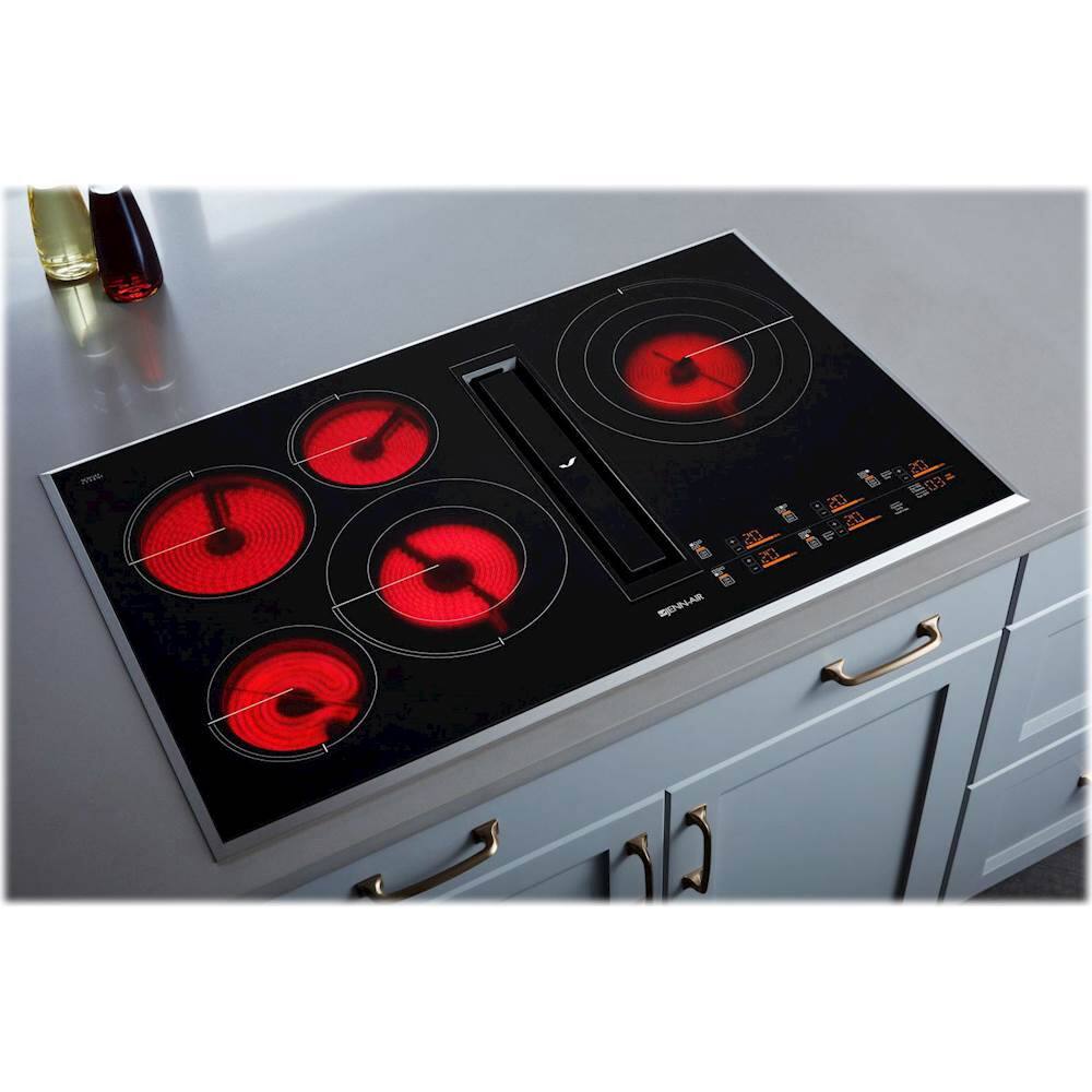 JennAir JX3 EuroStyle 36" BuiltIn Electric Cooktop Black