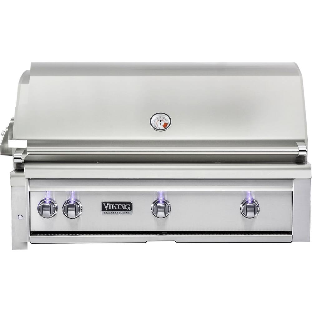 Viking - Professional 5 Series 36" Built-In Gas Grill - Stainless Steel - Angle_Zoom