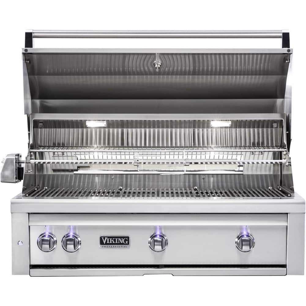 Viking - Professional 5 Series 36" Built-In Gas Grill - Stainless Steel - Alt_View_Standard_11