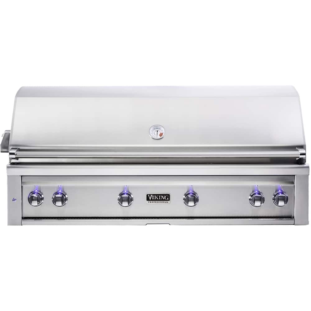 Viking - Professional 5 Series 54" Built-In Gas Grill - Stainless Steel - Angle_Zoom