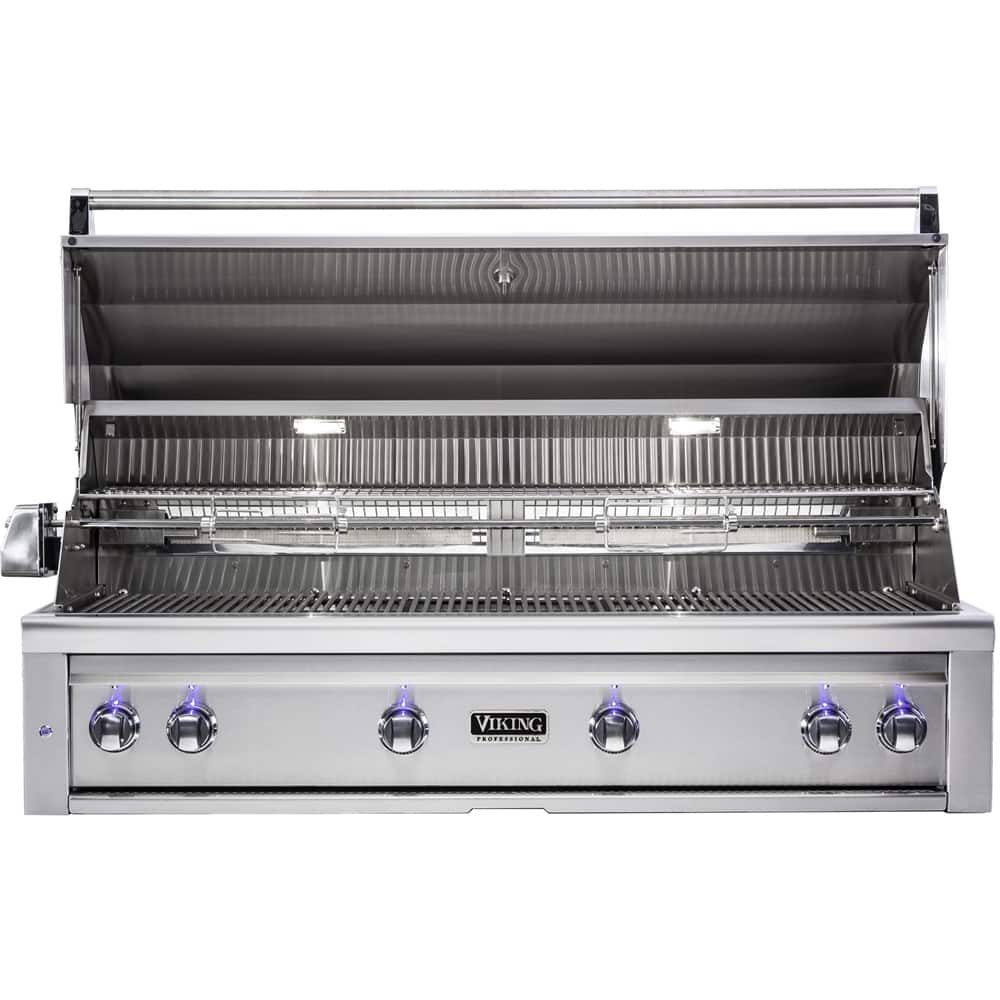 Viking Professional 5 Series 54 Built In Gas Grill Stainless Steel   5812006cv11a 