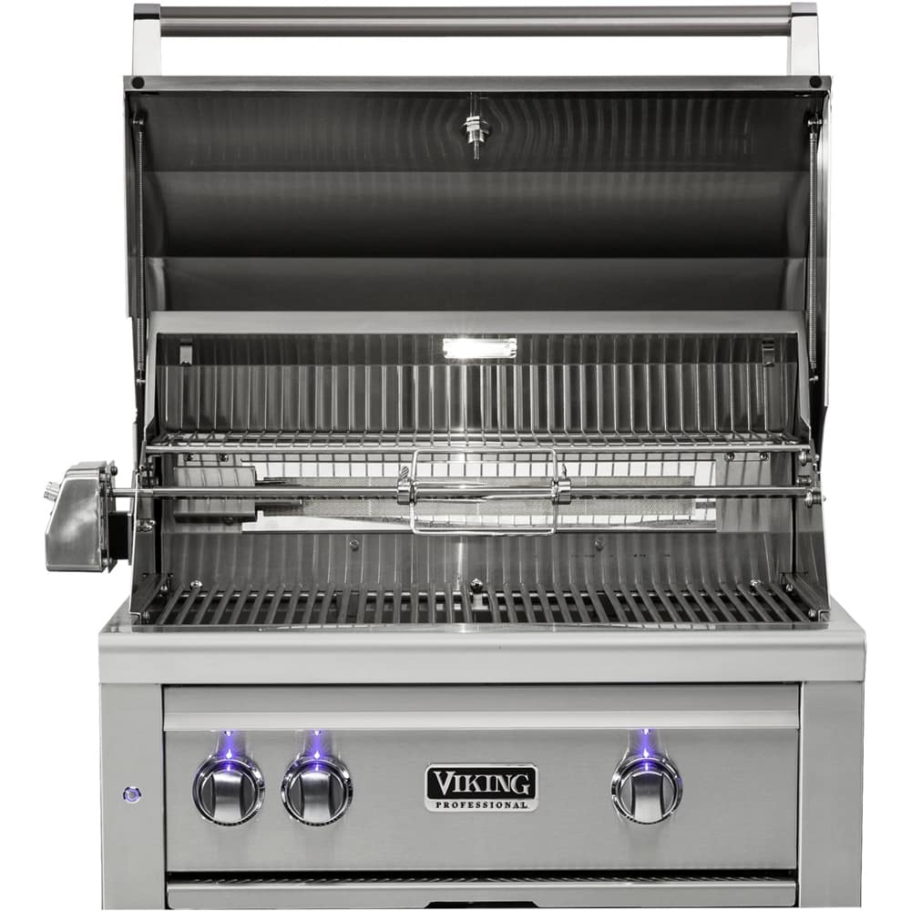 Viking Professional 5 Series 30 Built In Gas Grill Stainless Steel   5812008cv11a 