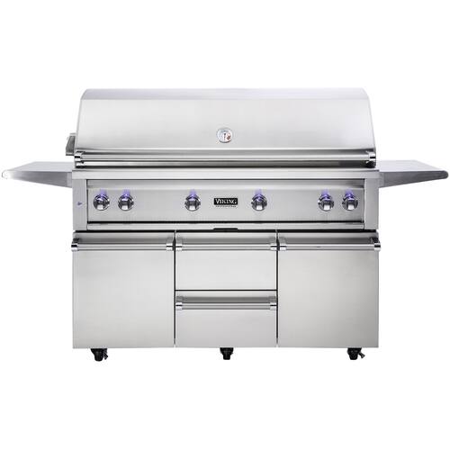 Viking - Professional 5 Series Gas Grill - Stainless Steel - Angle_Standard