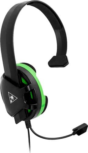 Turtle Beach - Recon Chat Wired Mono Gaming Headset for Xbox One - Black/Green