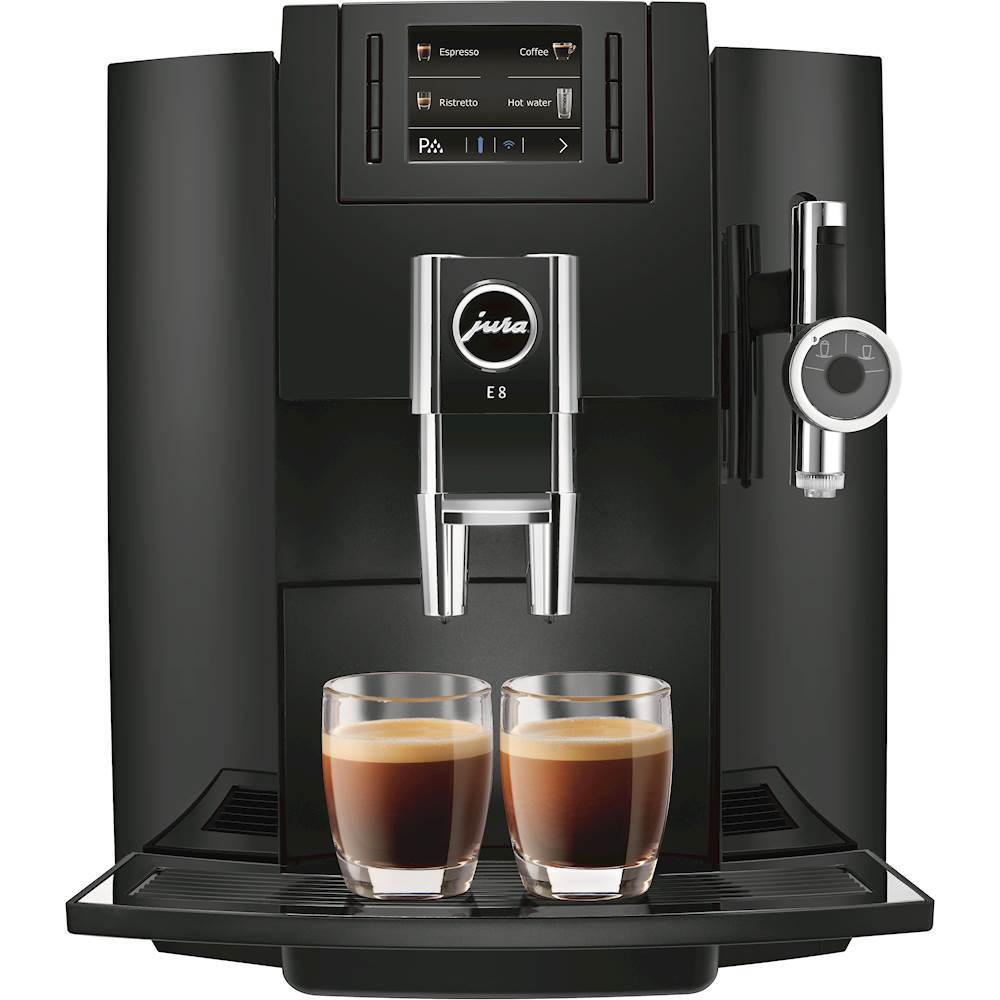 jura E8 Espresso Maker/Coffee Maker Piano Black at