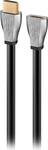 Rocketfish - 4' 4K Ultra HD HDMI Extension Cable - Black/silver