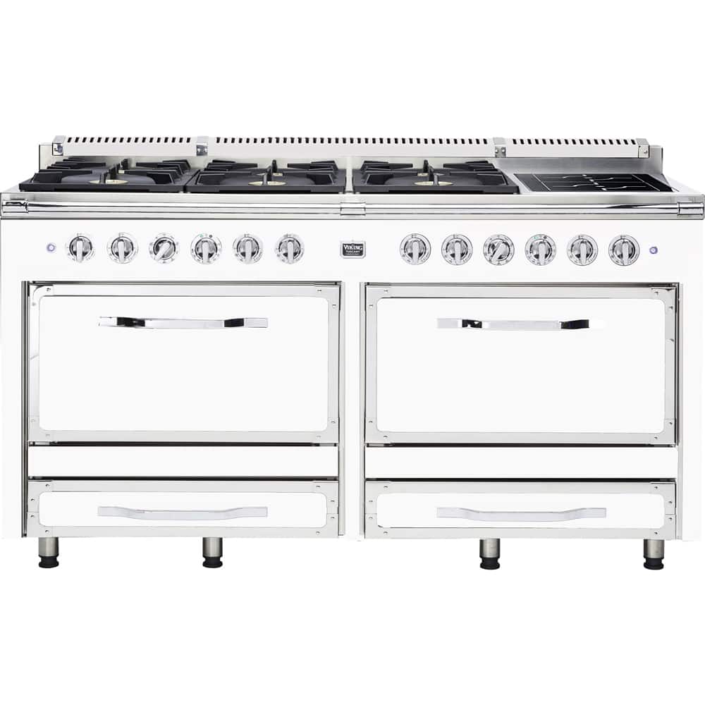 Viking Freestanding Double Oven Dual Fuel Convection Range Antique