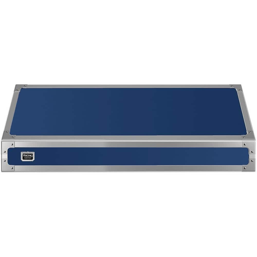 Viking - Tuscany 36" Range Hood - Bordeaux/Polished Chrome - Front_Zoom