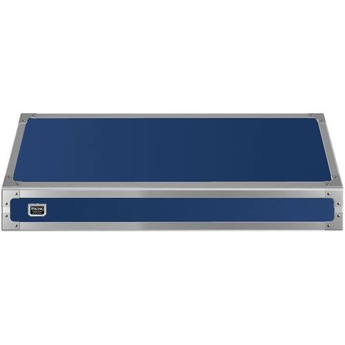 Viking - Tuscany 48" Range Hood - Burgundy/Polished Chrome - Front_Standard