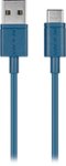 Insignia - 3' USB Type C-to-USB Cable - Blue