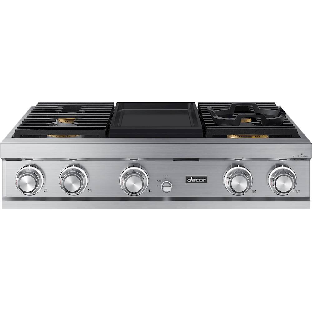 Dacor Modernist 36 Built In Gas Cooktop Stainless Steel At