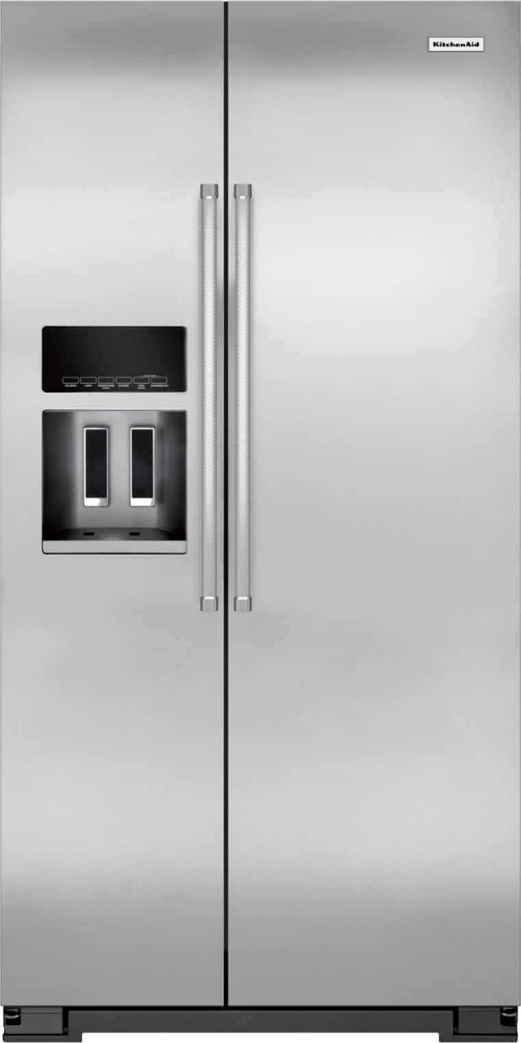 Kitchenaid 22 7 Cu Ft Side By Counter Depth Refrigerator Kitchenaid 22 7 Cu Ft Side By Counter Depth Refrigerator
