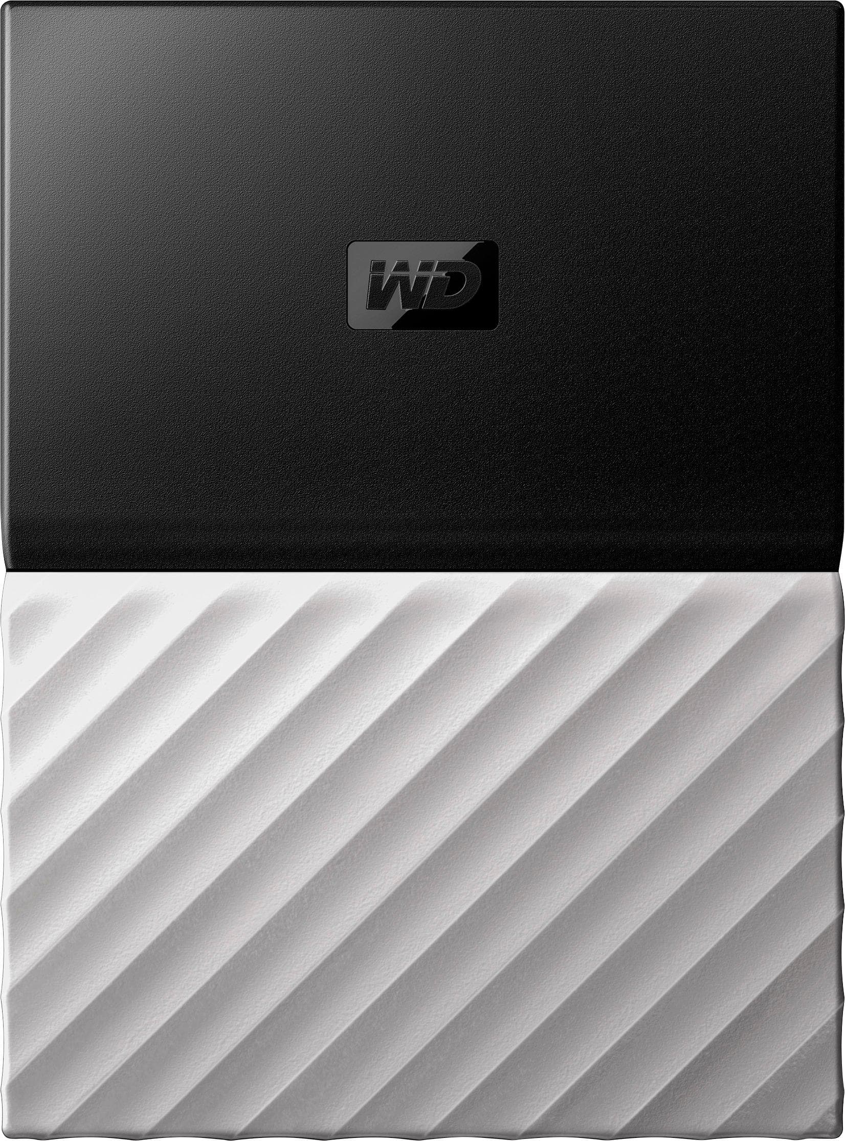 WD - My Passport Ultra 4TB External USB 3.0 Portable Hard Drive - Gray-black