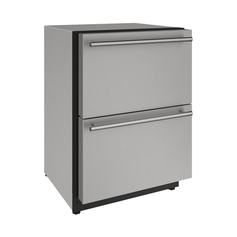 U-Line - 2000 Series 4.9 Cu. Ft. Built-In Mini Fridge - Stainless - Front_Zoom