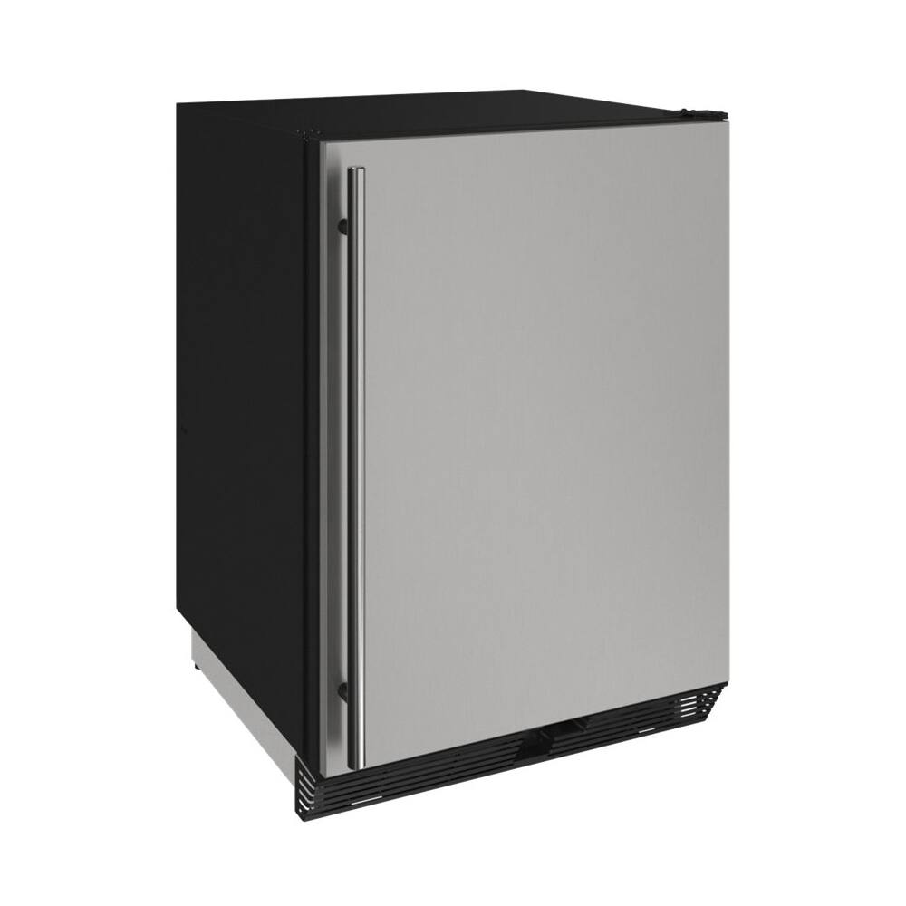 U-Line - 1000 Series 5.4 Cu. Ft. Built-In Mini Fridge - Stainless - Front_Zoom