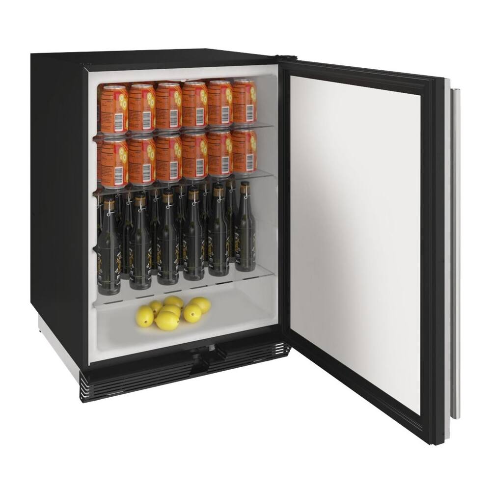 U-Line - 1000 Series 5.4 Cu. Ft. Built-In Mini Fridge - Stainless - Alt_View_Standard_11