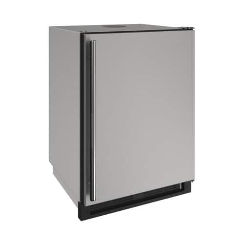 U-Line - Outdoor Series 5.6 Cu. Ft. Built-In Mini Fridge - Stainless - Front_Standard