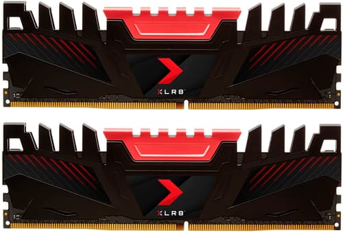 PNY - Anarchy-X 16GB (2PK 8GB) 3.2GHz DDR4 Desktop Memory - Red