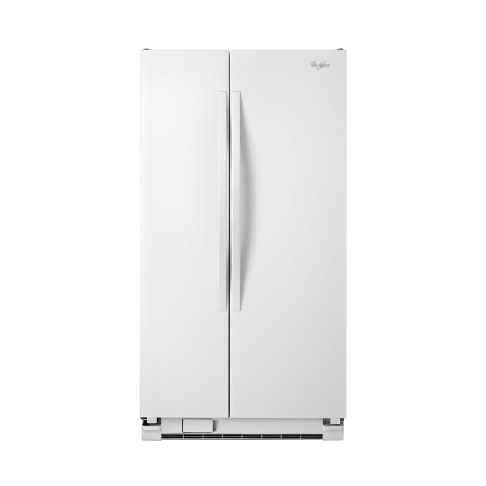 Side By Refrigerators Pacific S Whirlpool 24 9 Cu Ft Side By Refrigerator White