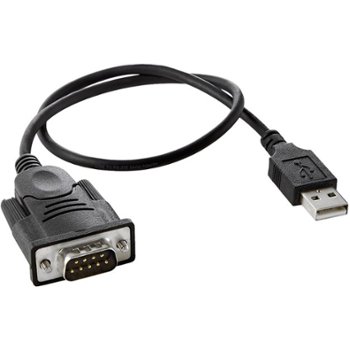 Insignia 1.3' (DB9) PDA/Serial Adapter Cable, with Prolific - Black