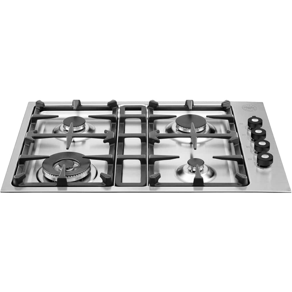 Bertazzoni - Professional Series 30.2" Gas Cooktop - Stainless steel - Front_Zoom