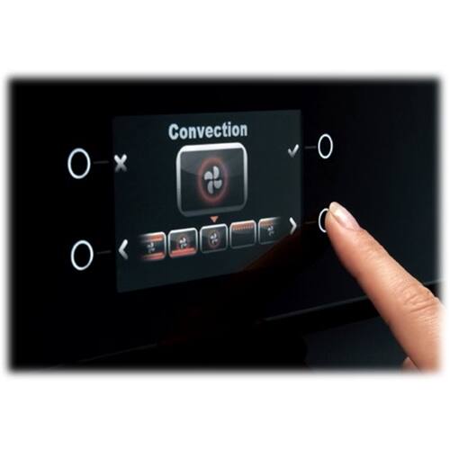 Bertazzoni - Design Series 28.7" Built-In Double Electric Convection Wall Oven - Stainless Steel And Black Glass - Alt_View_Standard_12