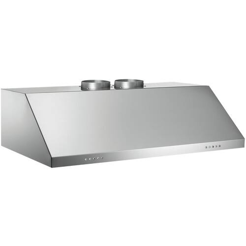 Bertazzoni - Professional Series 36" Convertible Range Hood - Stainless steel - Front_Standard