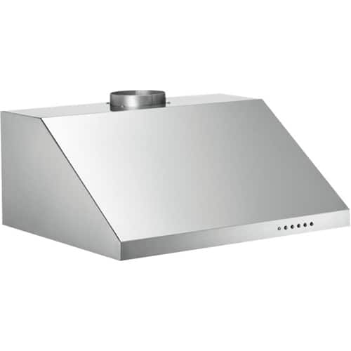 Bertazzoni - Professional Series 24" Convertible Range Hood - Stainless steel - Front_Standard