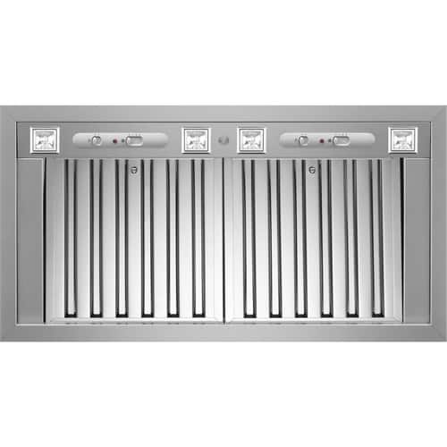 Bertazzoni - Professional Series 46" Convertible Range Hood - Stainless steel - Front_Standard